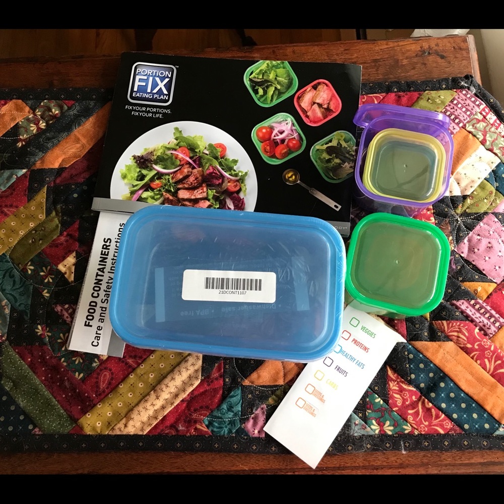 Beachbody Portion Fix Container set, brand new